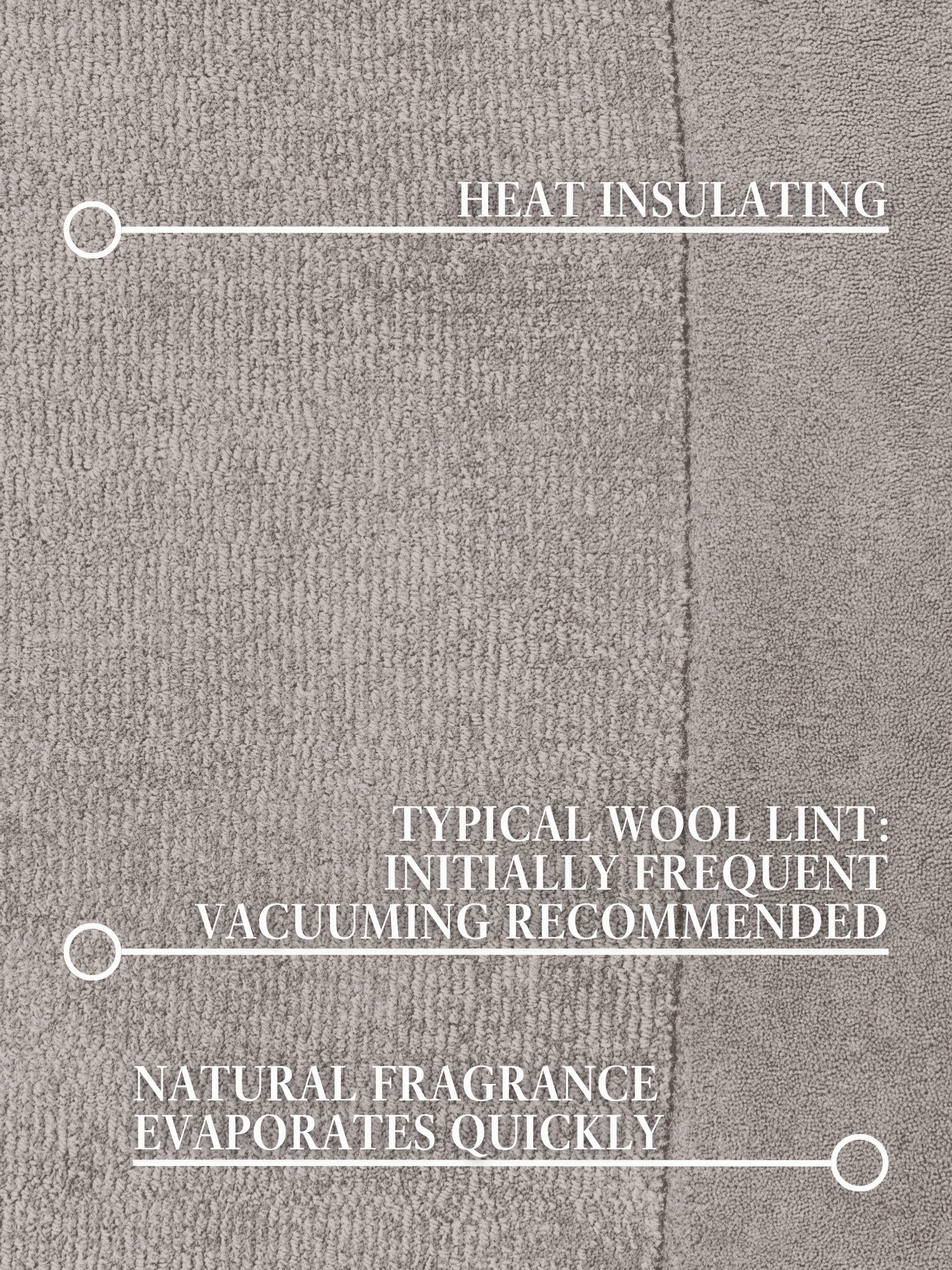 VILLEROY &amp; BOCH 1812 ULLMATTA - ORGANISK FORM KARI, NATURGRÅ