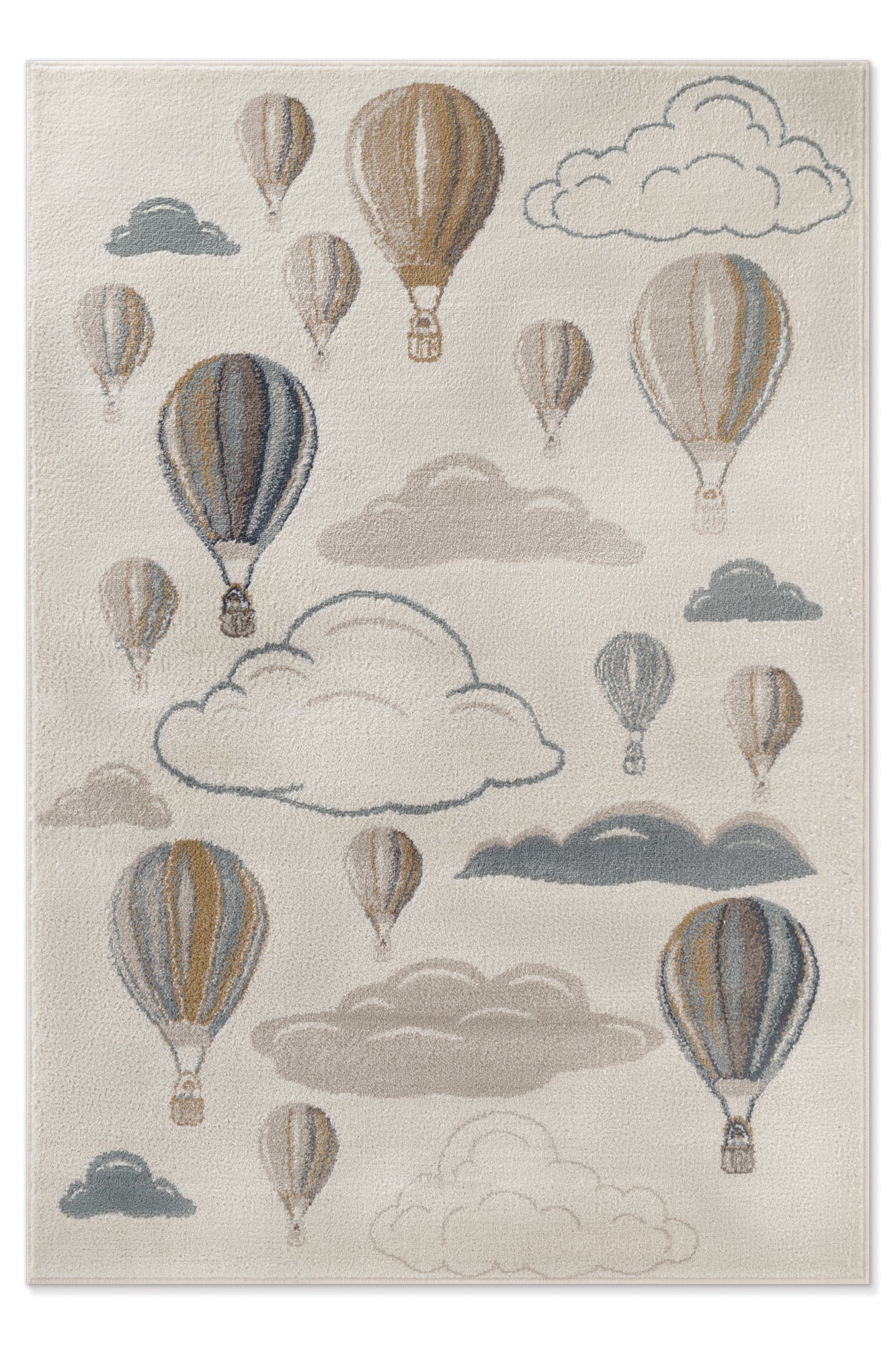 SAGOBALLONGFILT, CRÈME-FLERFÄRG 106209