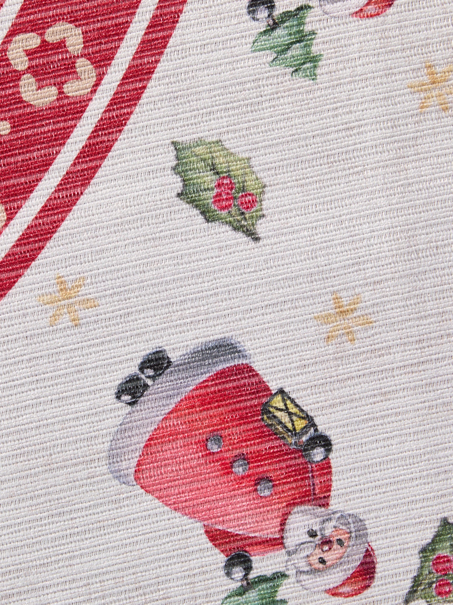 VILLEROY &amp; BOCH TOY'S DELIGHT LIMITED EDITION JULMATTA, JULTOMMEN KRÄMRÖD