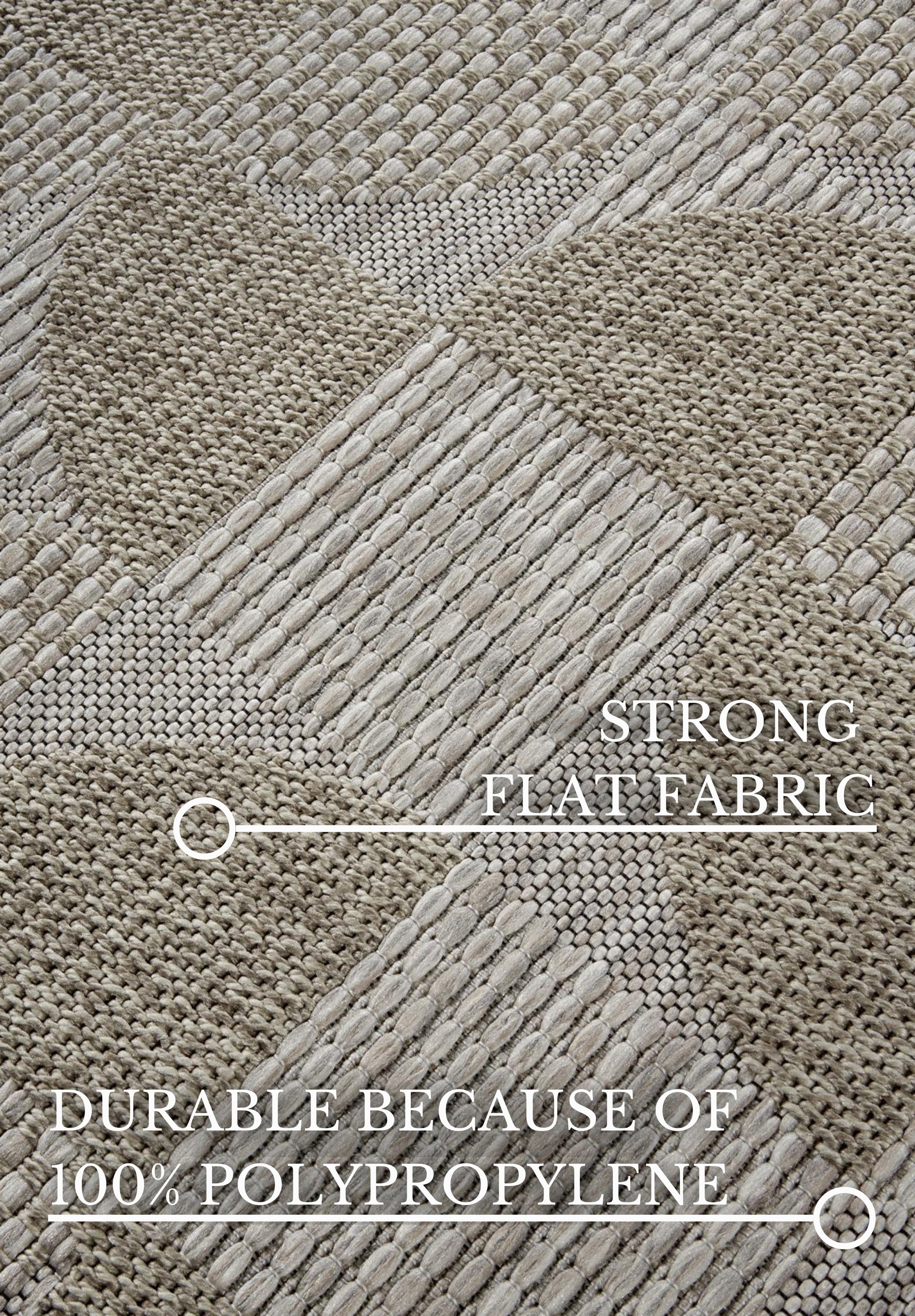 VILLEROY &amp; BOCH 106078 INOMHUS- OCH UTOMHUSMATTA MARGARETHA, NATURBRUN