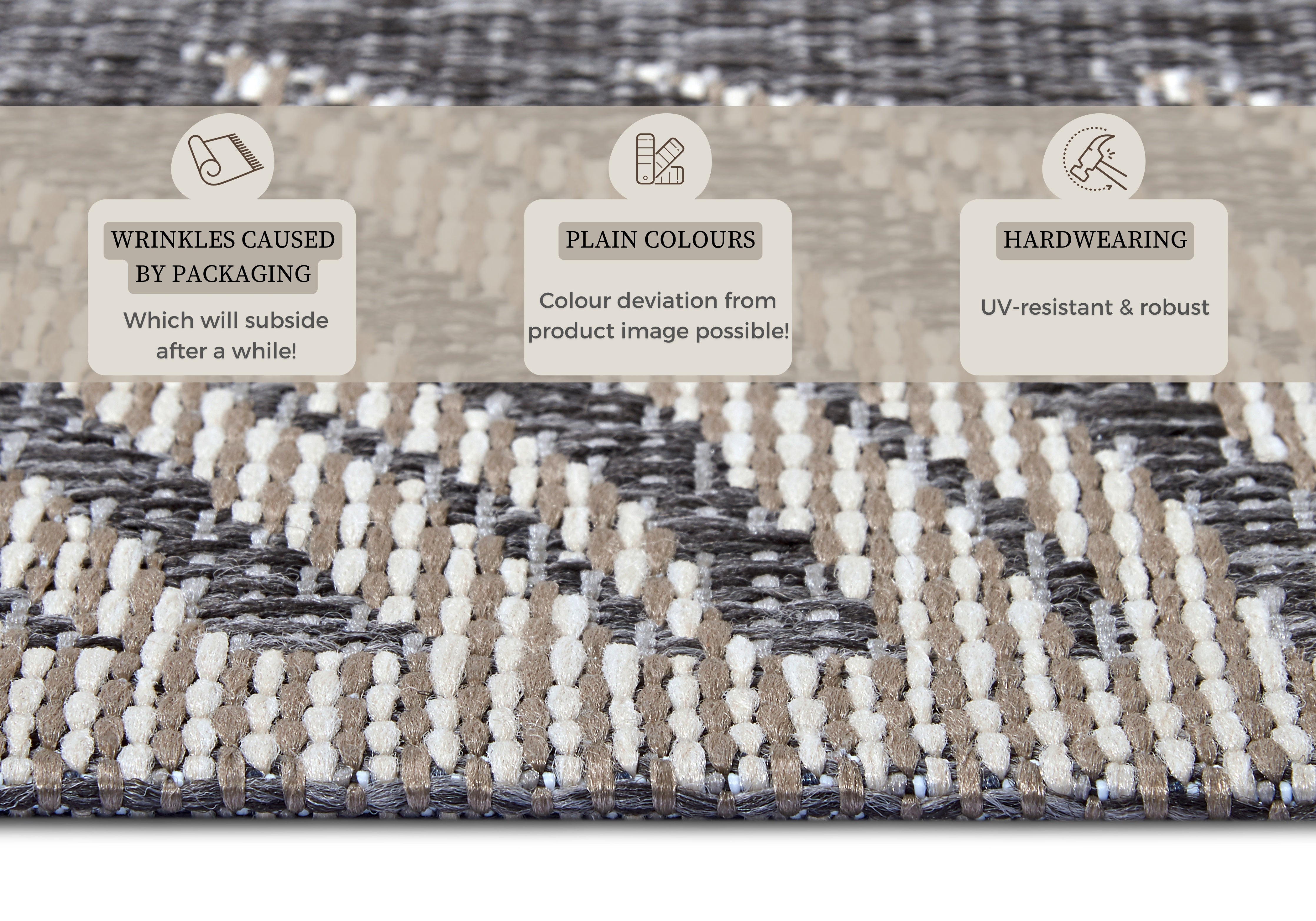 CLYDE MATTA, GRÅ-KRÄMFÄRGAD 105907