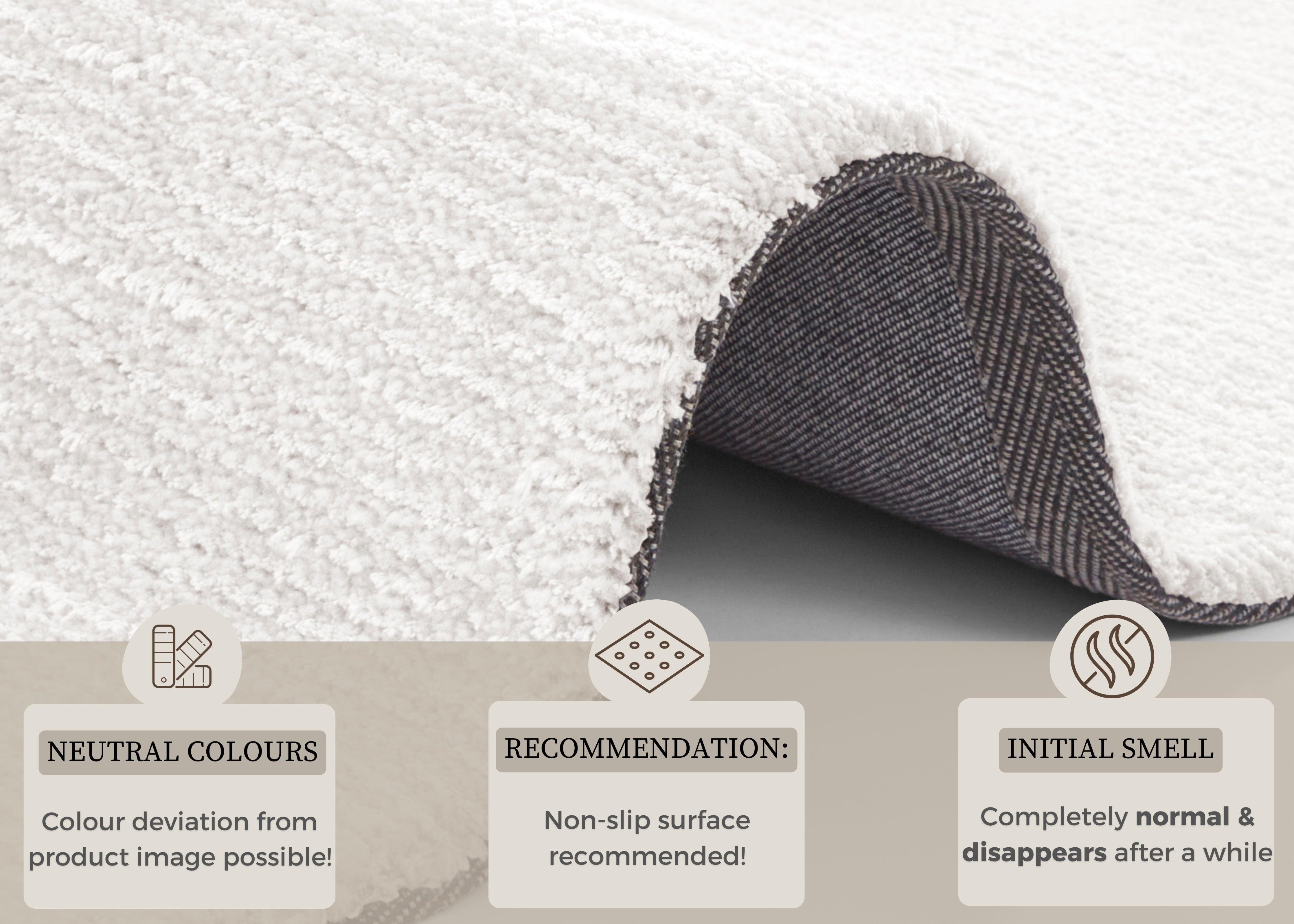 HANSE HOME CLOUD MATTA, KRÄMFÄRGAD 103936