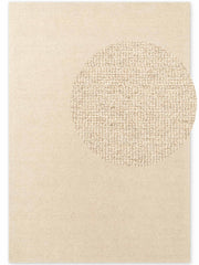 ELLE DECORATION PURISTIC FIN BOUCLE ULLMATTA, KNUTAR NATURLIG LJUSBEIGE