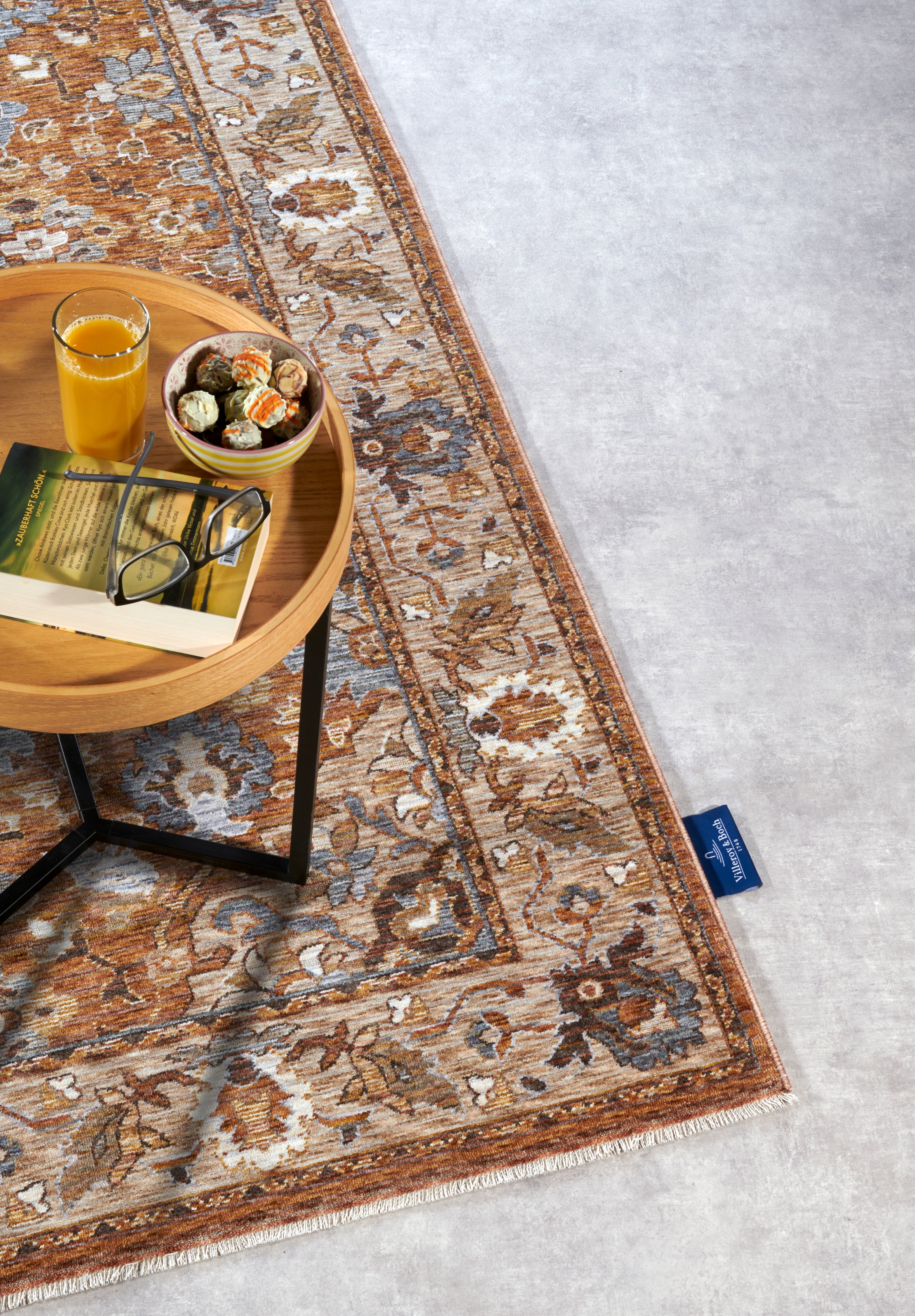 VILLEROY &amp; BOCH 106135 ORIENTALSK MATTA EGON, KOPPAR-FLERFÄRG