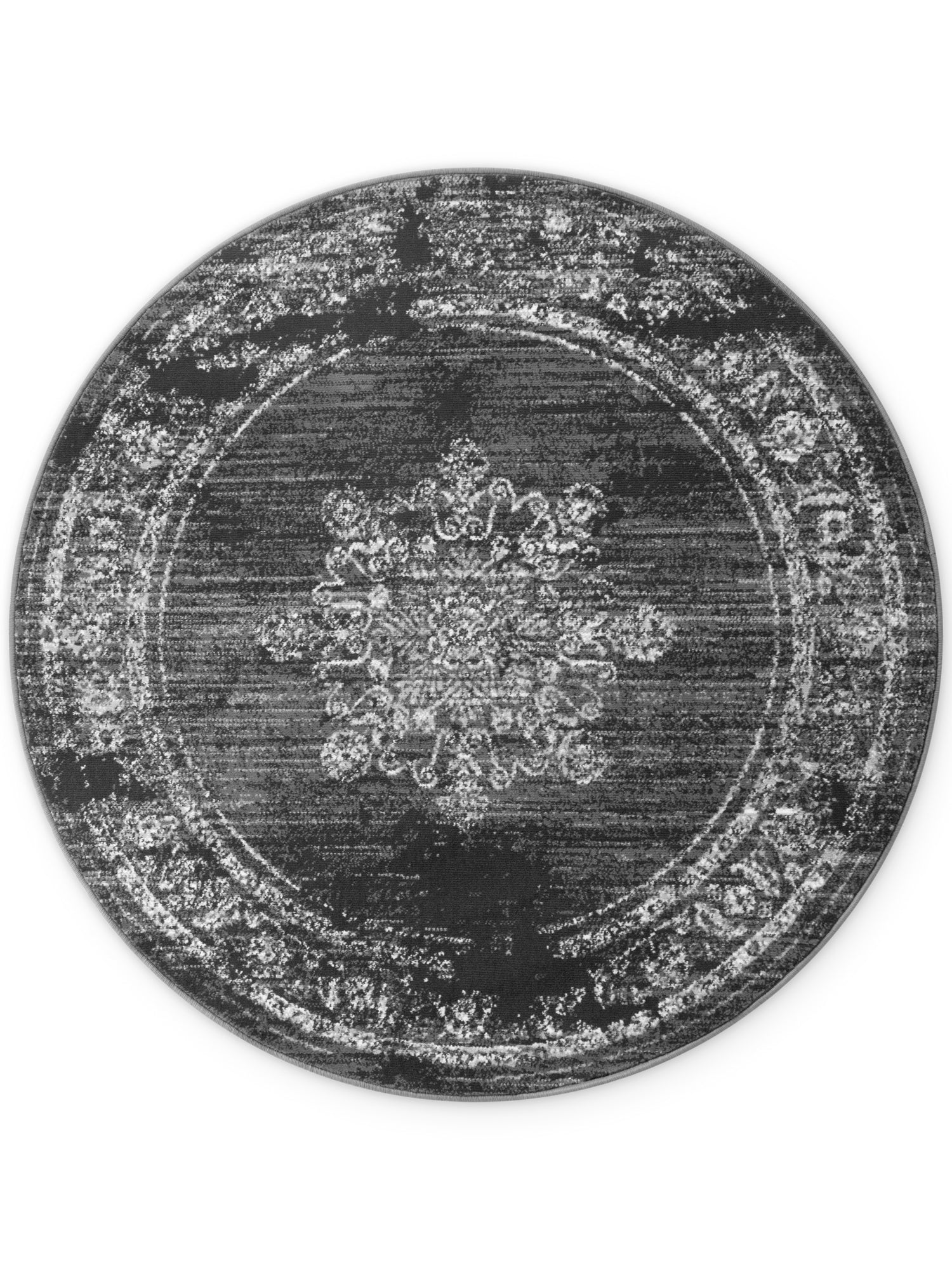 FLORIA RUND MATTA - MÖRKGRÅ 106253