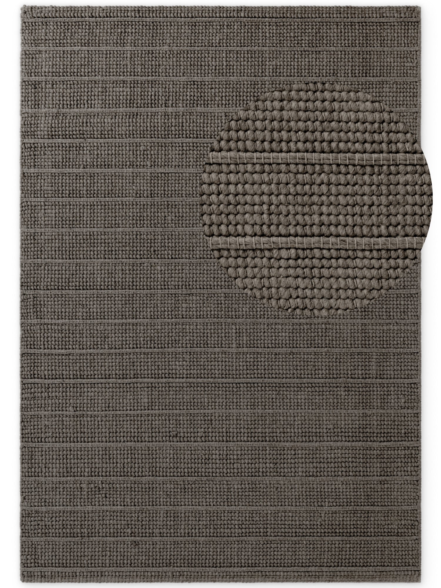 TED BAKER CAMDEN ULLFILT PARKER, NATURBRUN-GRÅ