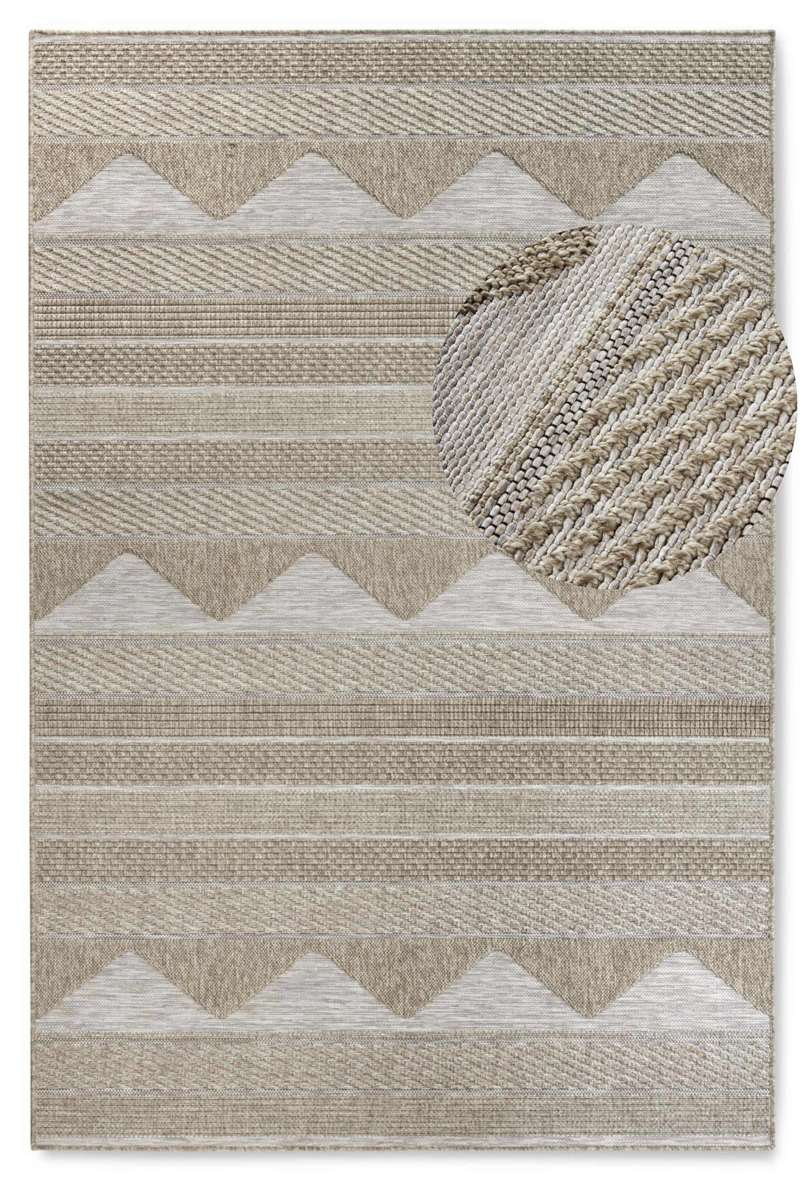 VILLEROY &amp; BOCH 106080 INOMHUS- OCH UTOMHUSMATTA ELISABETH, NATURBRUN