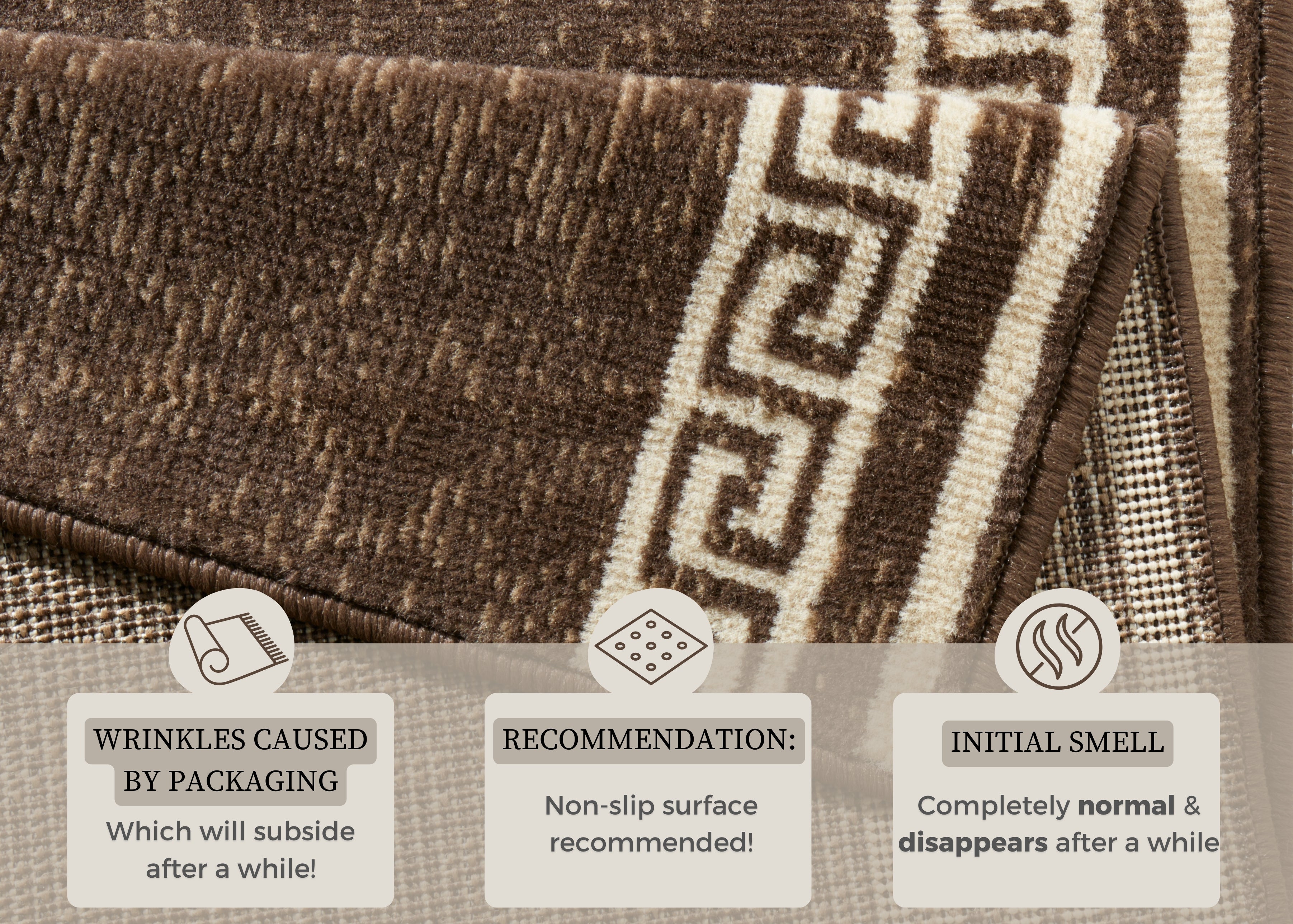 BASIC VELOURS CASA MATTLÖPARE, BRUN 102830