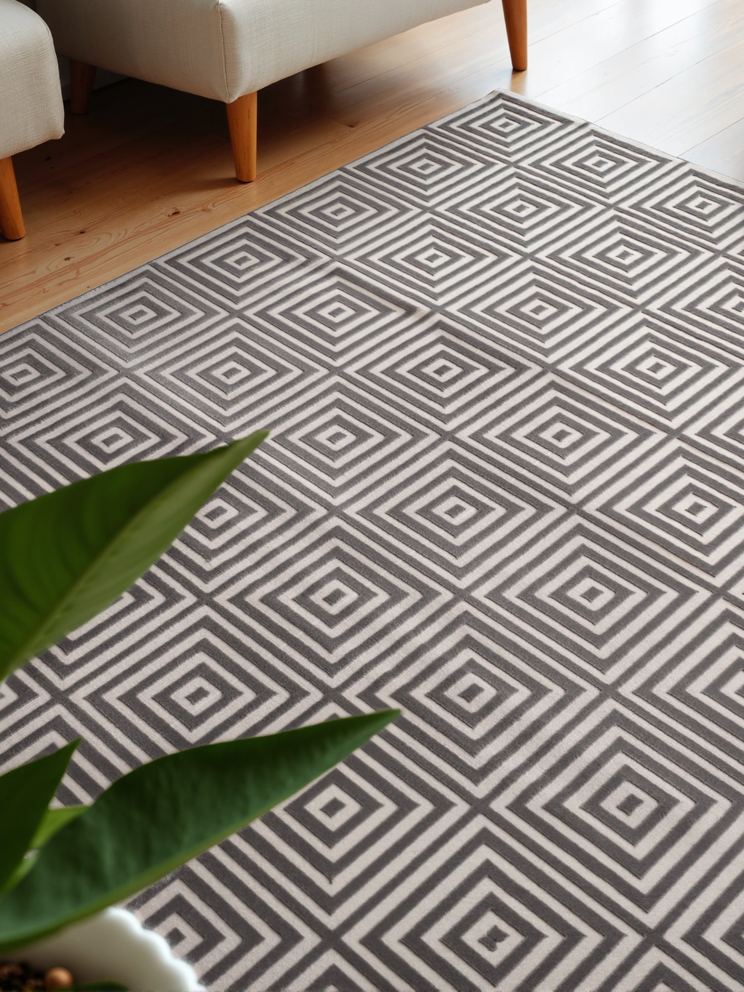 PEARLES MODERN MATTA, VIT-GRÅ 106185