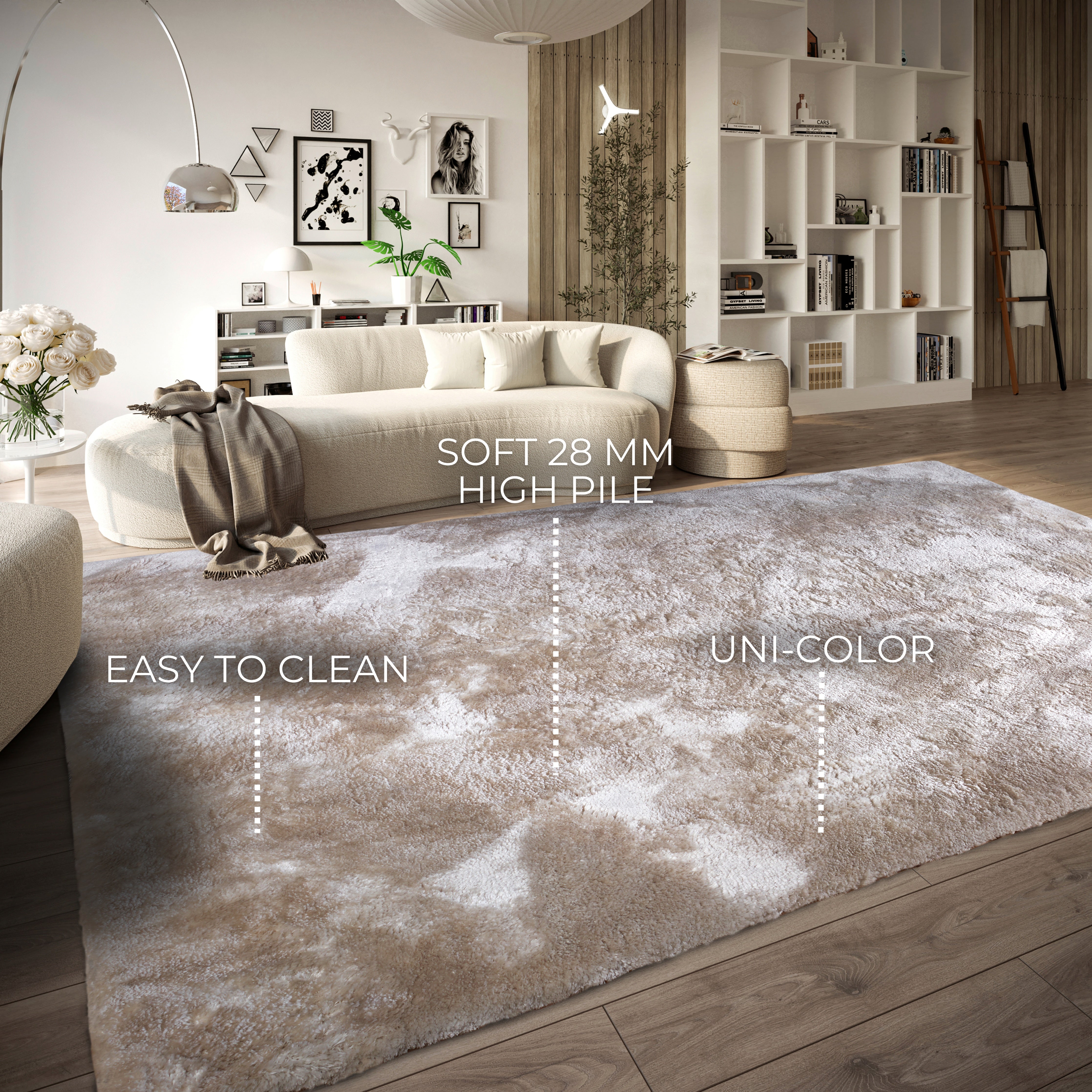 MYSIGT SHAGGY MATTFÄRG KRÄM - 106111