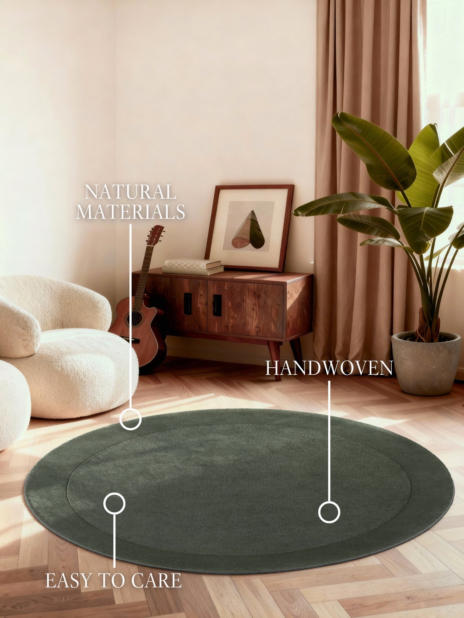 VILLEROY &amp; BOCH 1812 ULLMATTA KARI, NATURGRÖN