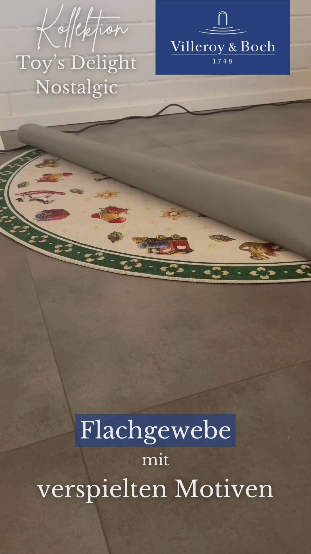 Ladda video: VILLEROY &amp; BOCH TOY'S DELIGHT JULMATTA, RÖD-MULTI