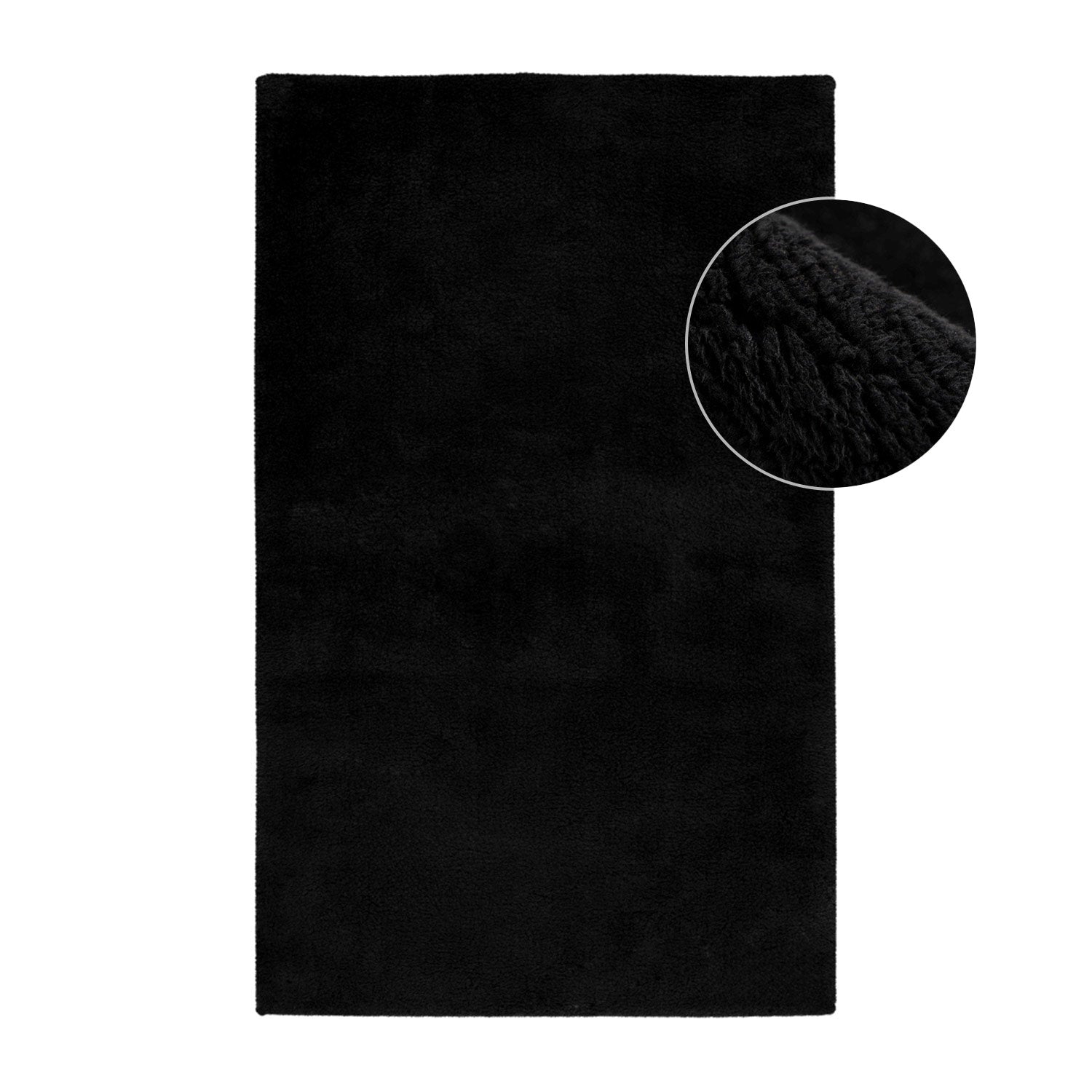 MJUK PURA BADRUMSMATTA, SVART