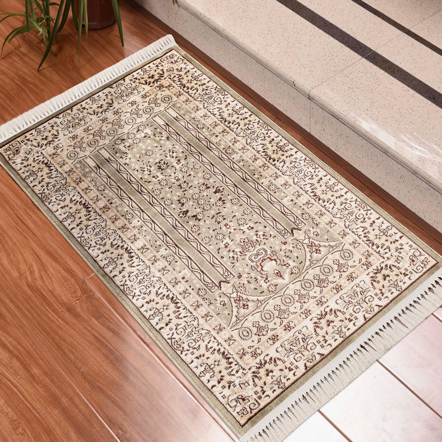 BÖNEMATTOR SILKROAD, 4842A GRÖN