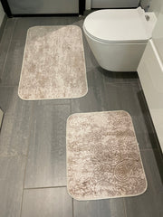 Badrumsmatta set 2 delar/set DANTEEL 0978 BEIGE